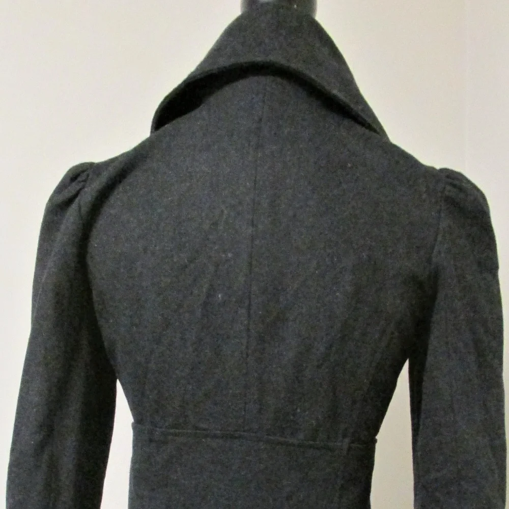 Hazel Women's Full Button Coat peacoat - Picture 7 of 8